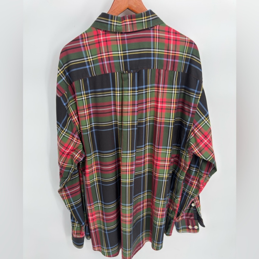 Orvis Men's Vibrant Plaid Button-Down Shirt - Picture 3 of 3